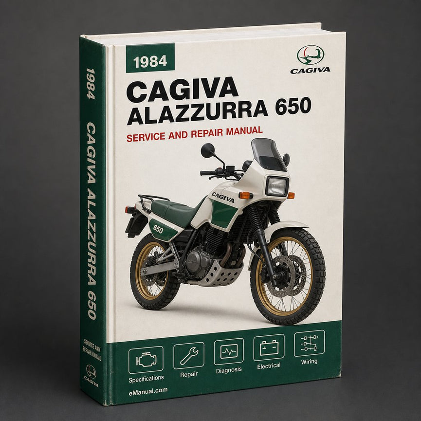 Cagiva Alazzurra 650 1984 1985 1986 Workshop Service Repair Manual