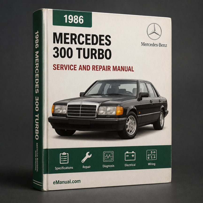 Mercedes 300 D Turbo 1986-1987 Service Repair Manual
