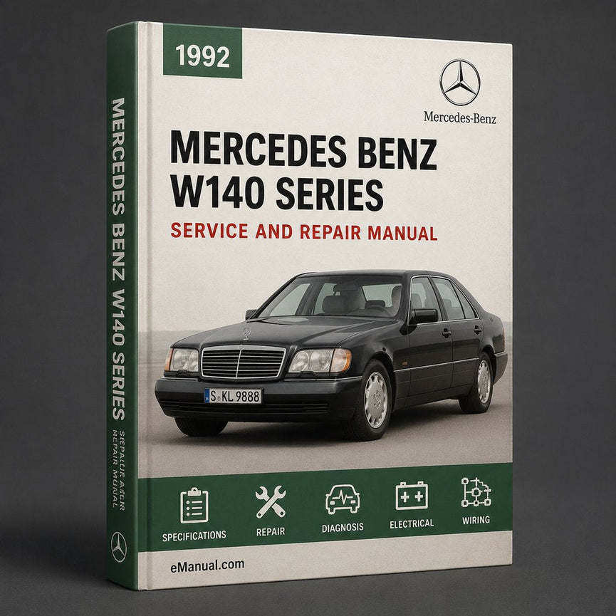 Mercedes Benz W140 Series Complete Workshop Service Repair Manual 1992 1993 1994 1995 1996 1997 1998 1999