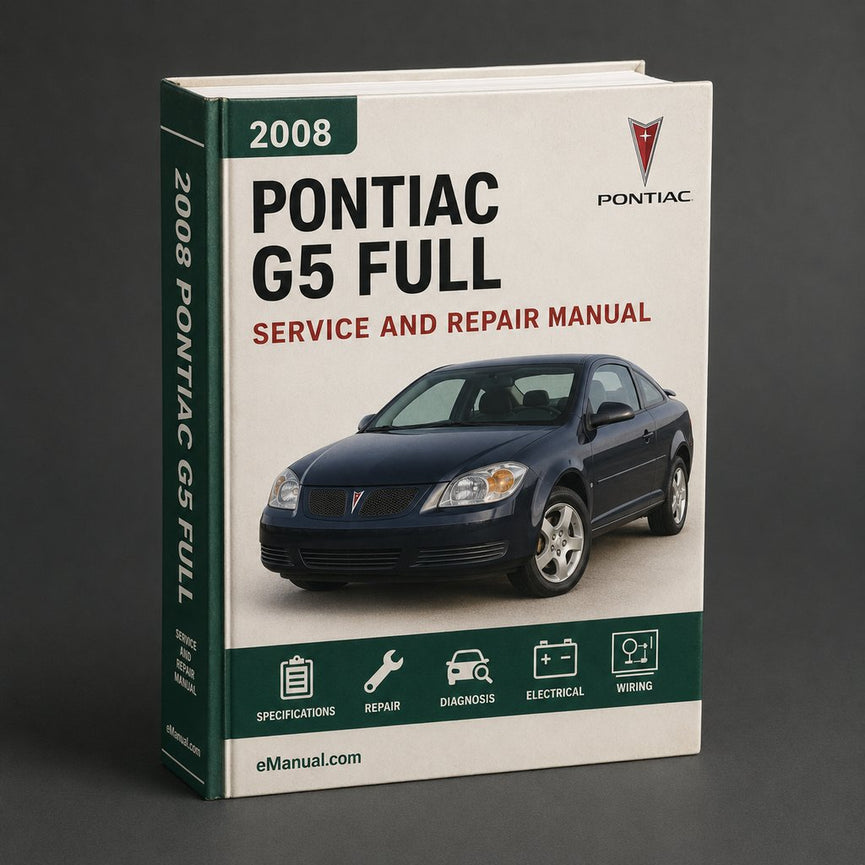 Pontiac G5 2008-2010 Full Service & Repair Manual