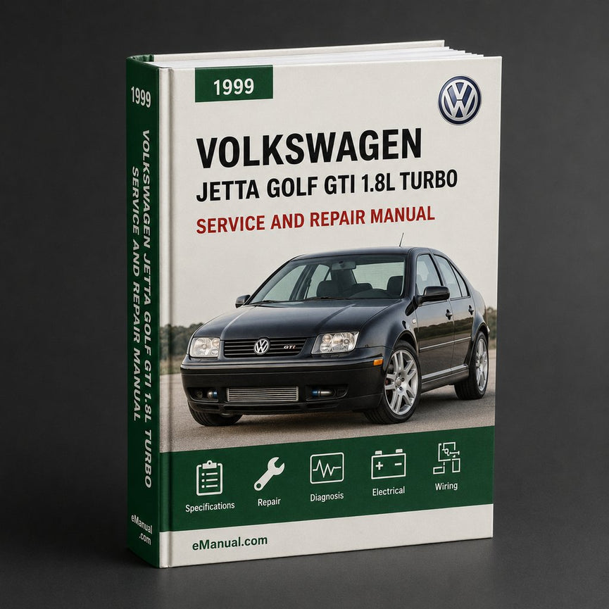1999-2005 Volkswagen Jetta Golf GTI Service Repair Manual (1.8L turbo 1.9L TDI and PD diesel 2.0L gasoline 2.8 LVR6)