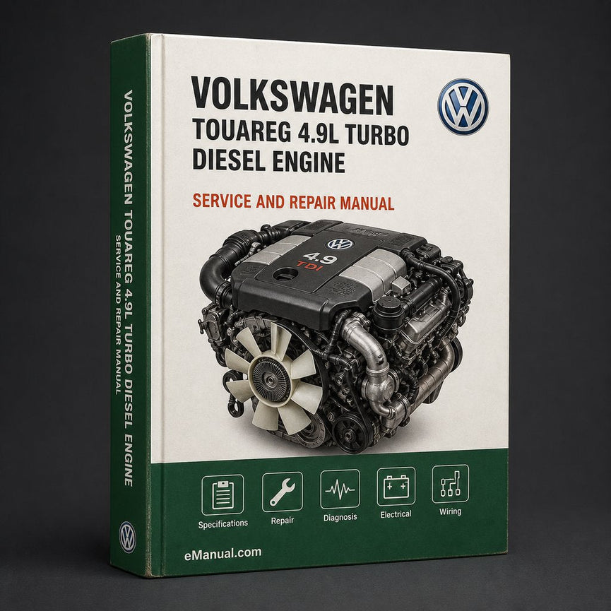 TOUAREG 4.9L Turbo Diesel Engine Workshop Service Repair Manual