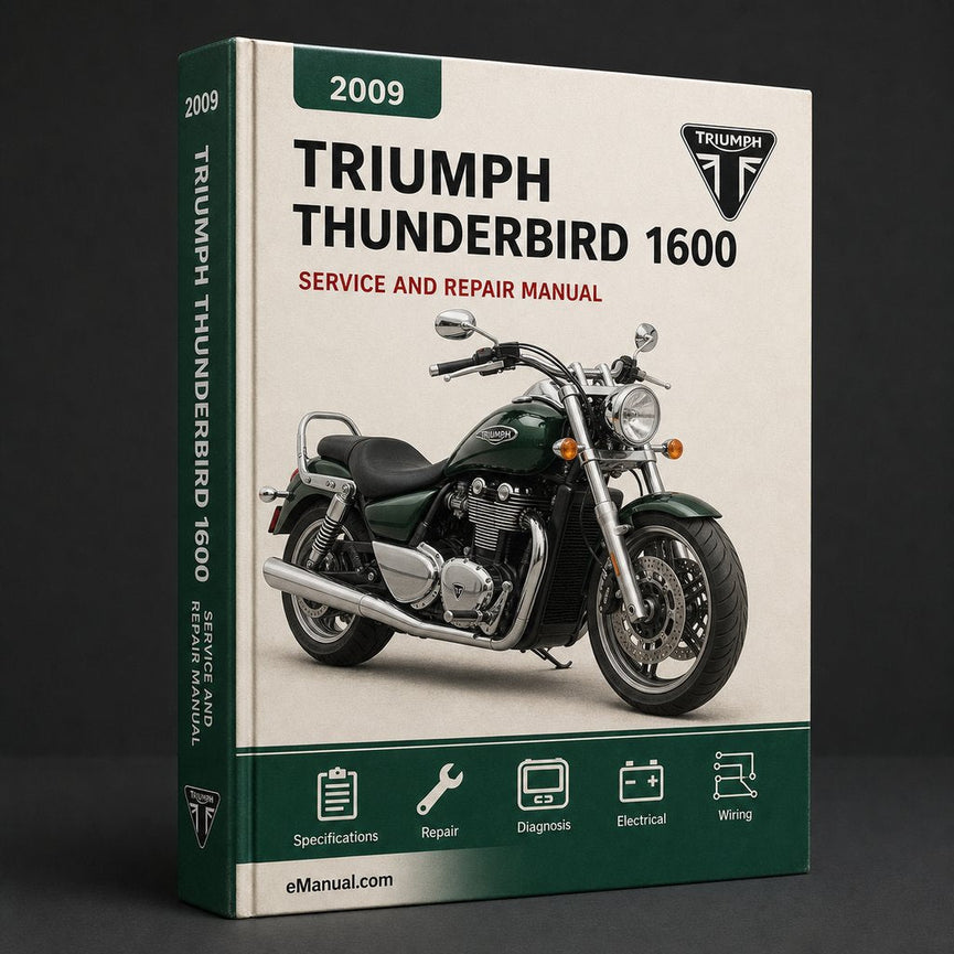 2009-2012 Triumph Thunderbird 1600 Factory Service Repair Manual 2010 2011