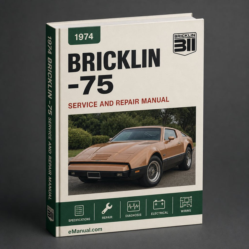 BRICKLIN 1974-75 Workshop Manual