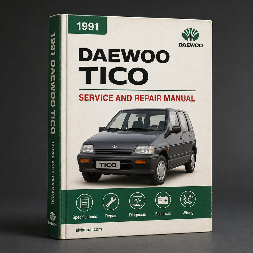 DAEWOO TICO 1991-2001 Service Repair Manual