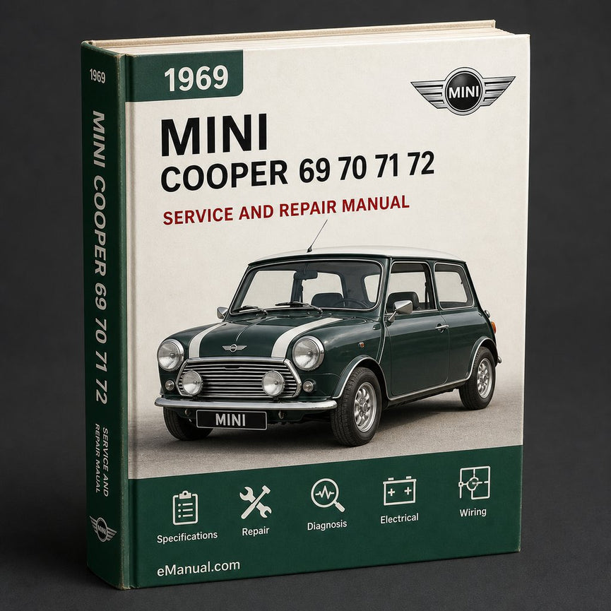 Mini COOPER Service Repair Manual : 1969-2001 (69 70 71 72 73 74 75 76 77 78 79 80 81 82 83 84 85 86 87 88 89 90 91 92 93 94 95 96 97 98 99 00 01)