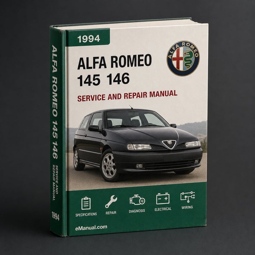 Alfa Romeo 145 146 1994-2001 Workshop Service Repair Manual