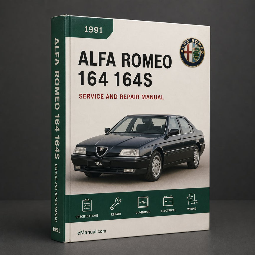 Alfa Romeo 164 164S 1991 1992 1993 Workshop Service Repair Manual