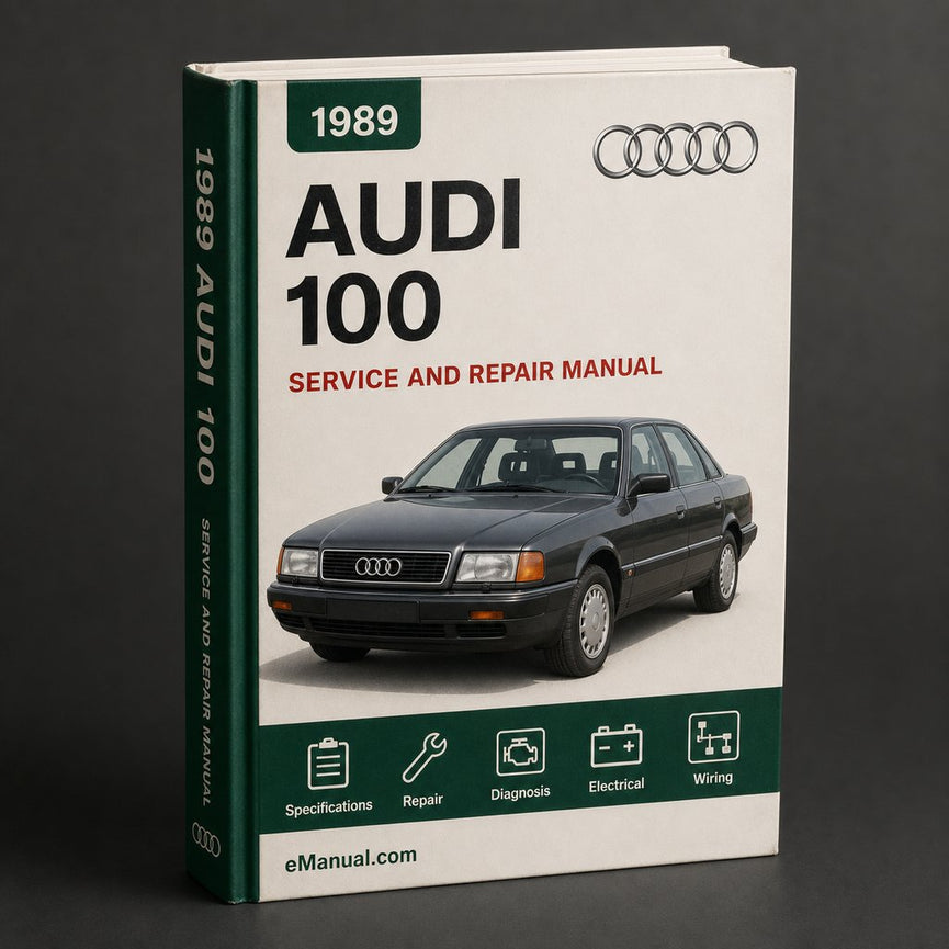 Audi 100 1989 Factory Service Repair Manual