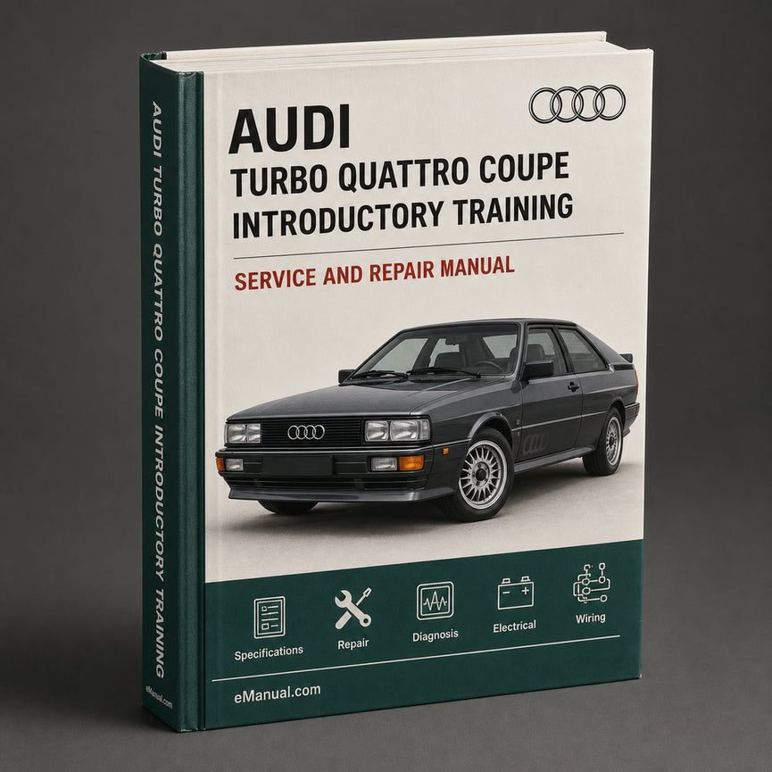 Audi Turbo Quattro Coupe Introductory Service Training