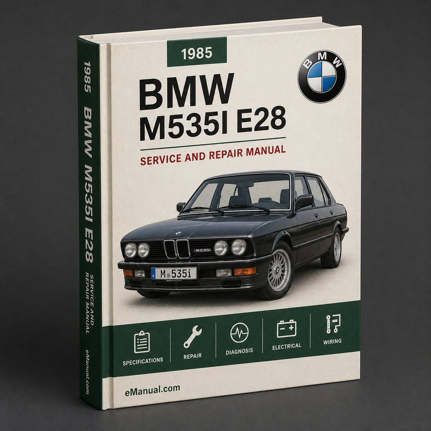 BMW M535I E28 Service Repair Manual 1985-1988