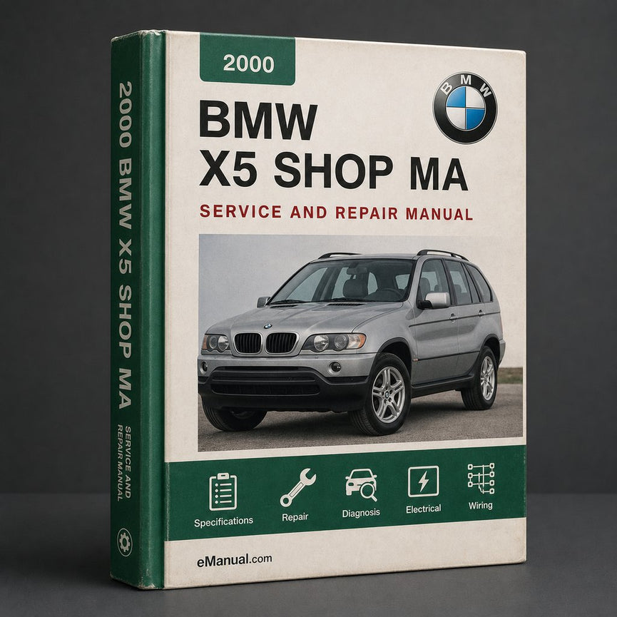 BMW X5 2000 2001 2002 2003 2004 OEM Factory Shop Service ma