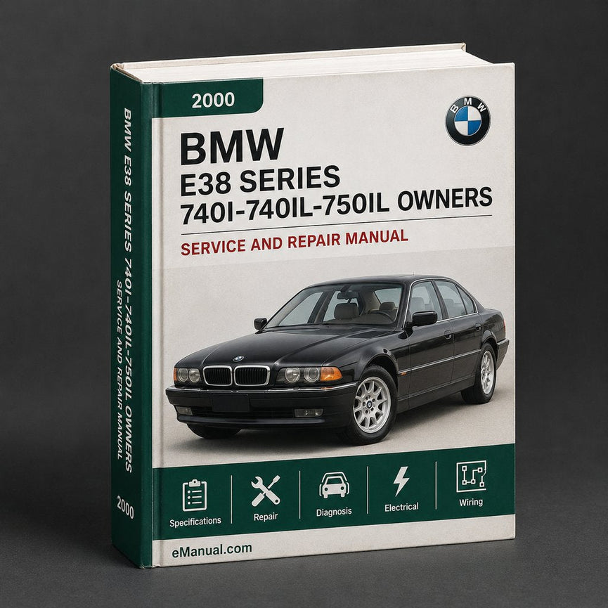 BMW E38 7 Series 740i-740iL-750iL Owners Manual 2000