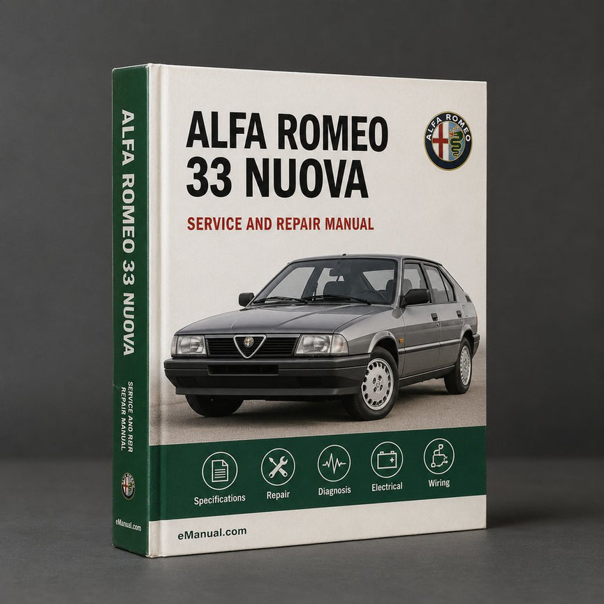 Alfa Romeo 33 Nuova Workshop Repair Manual download
