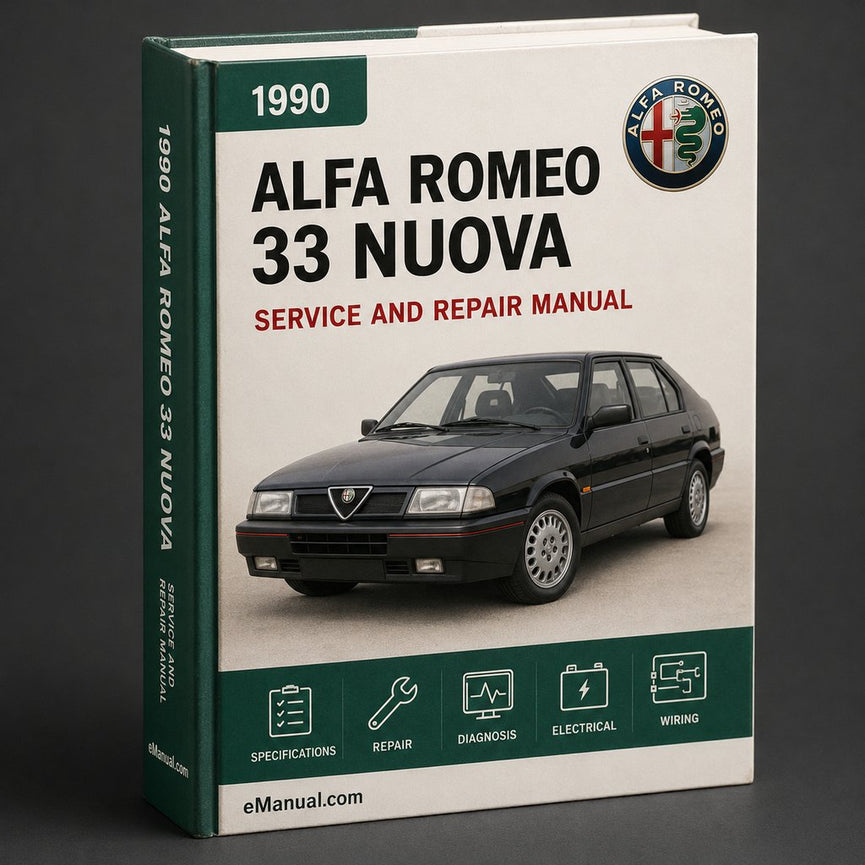 Alfa Romeo 33 Nuova 1990 Factory Service Repair Manual