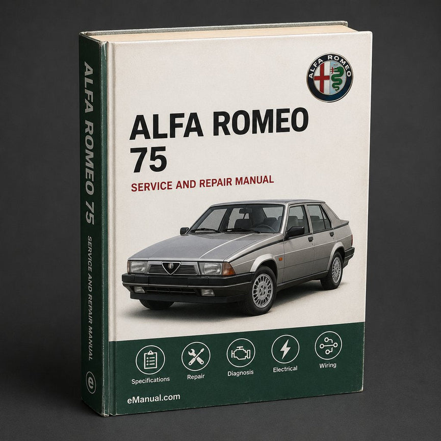 Alfa Romeo 75 DIY Workshop Service Repair Manual