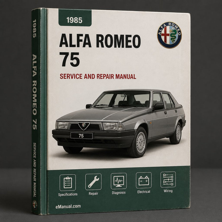 Alfa Romeo 75 1985-1992 Service Repair Workshop Manual