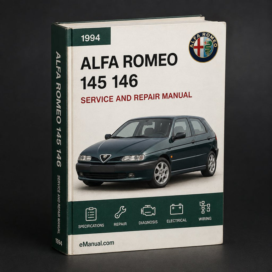 Alfa Romeo 145 146 1994-2001 Factory Service Repair Manual