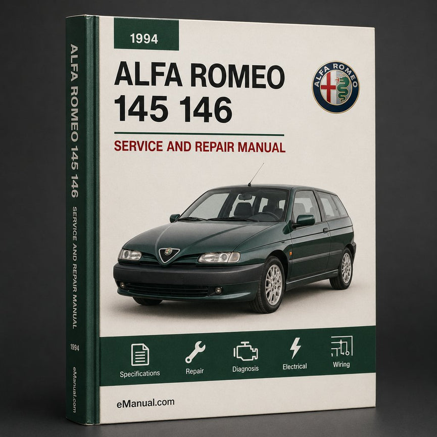 Alfa Romeo 145 146 1994-2001 Workshop Service Repair Manual