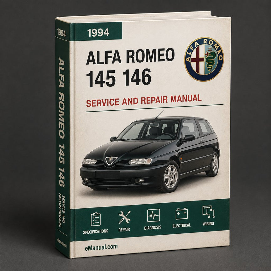 Alfa Romeo 145 146 1994-2001 Service Repair Workshop Manual