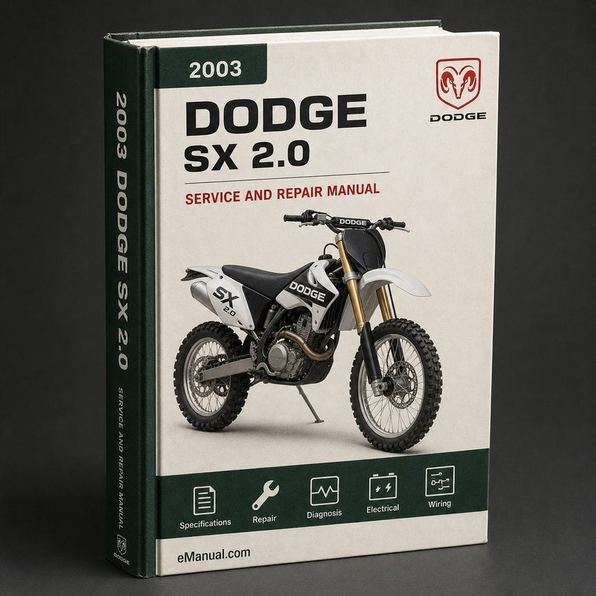 Dodge SX 2.0 2003 2004 2005 Workshop Service Repair Manual