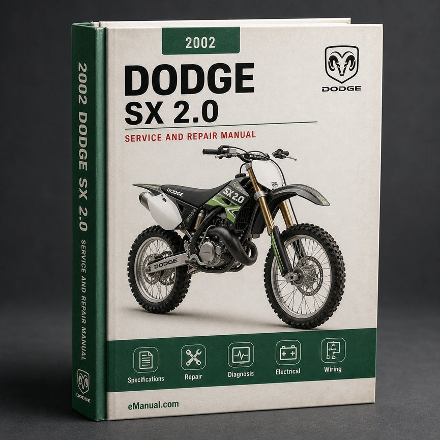 Dodge SX 2.0 2002-2005 Service Repair Workshop Manual Pdf