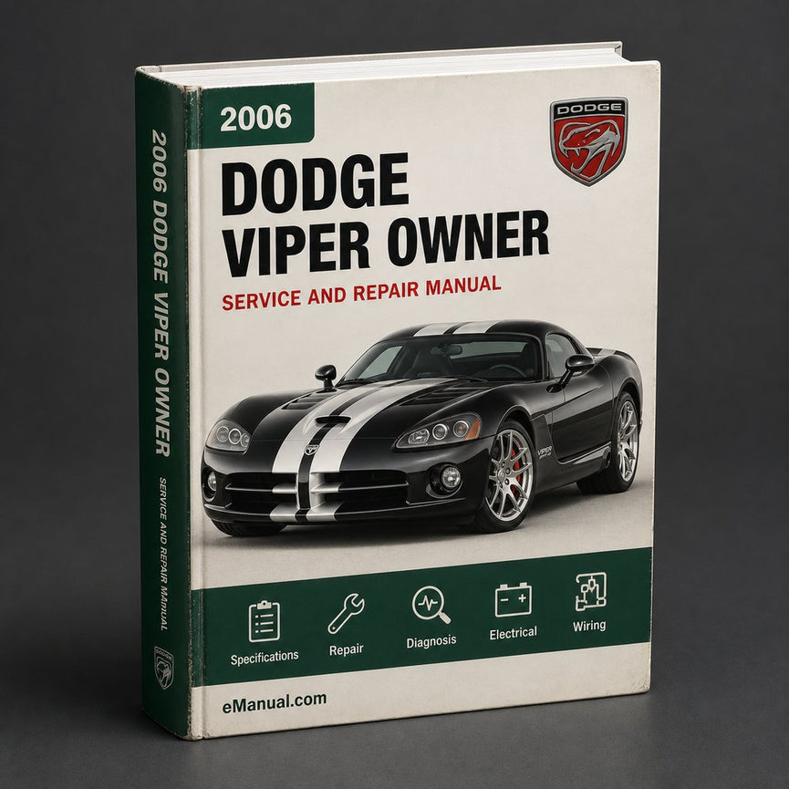 2006 Dodge Viper Owner Manual