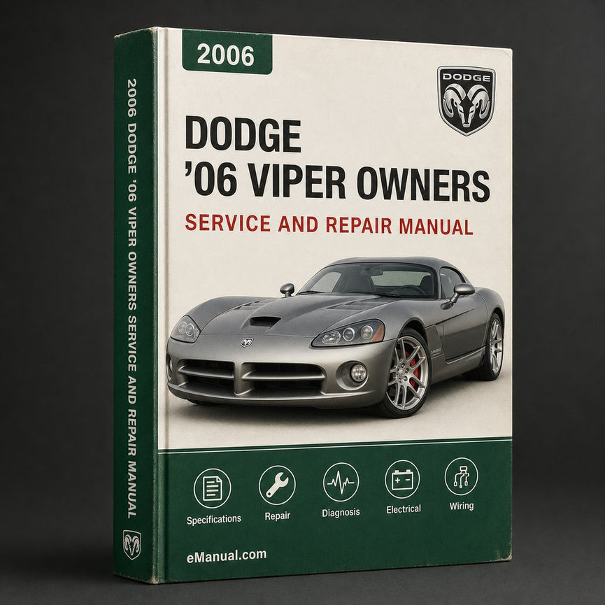 ‘06 Dodge Viper 2006 Owners Manual