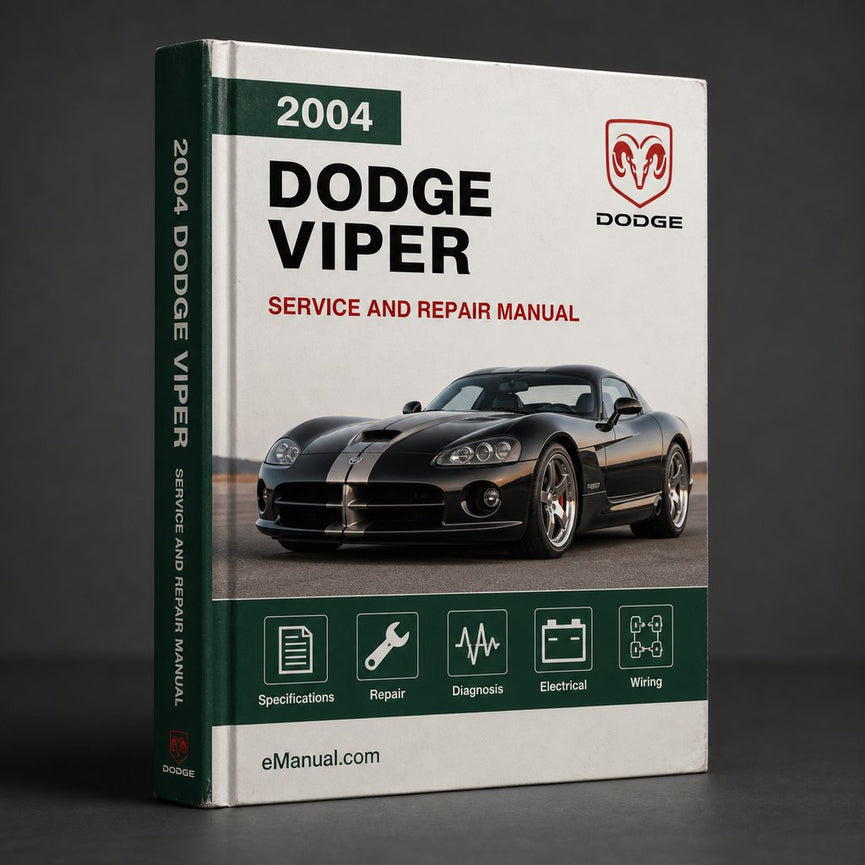 Dodge Viper 2004-2007 Service Repair Manual