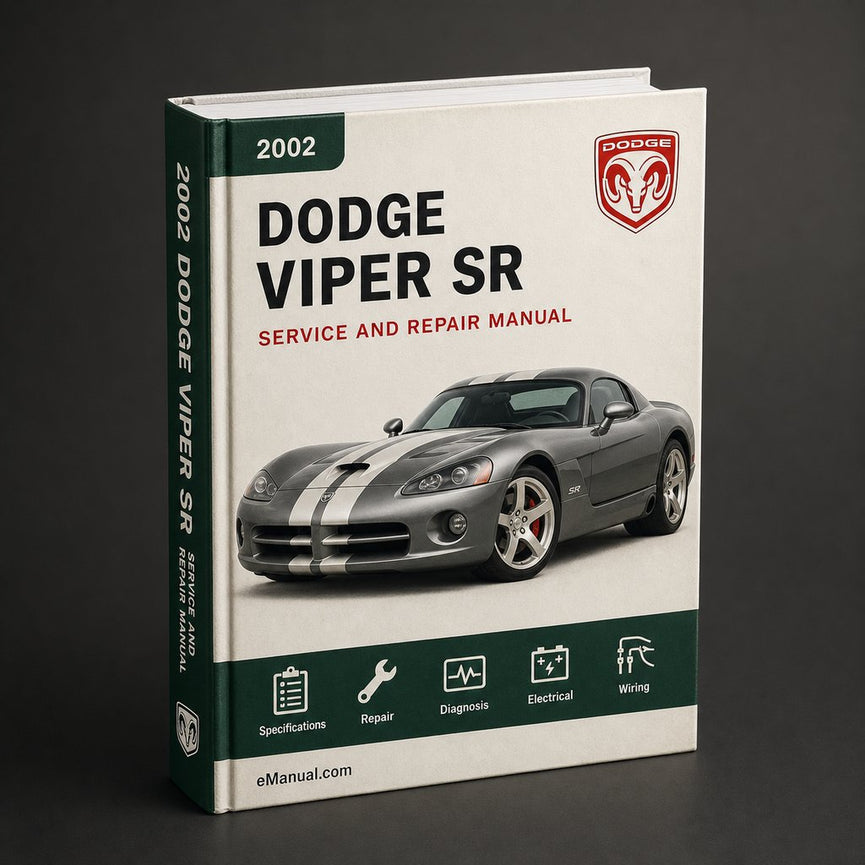 2002 Dodge Viper SR Parts Catalog