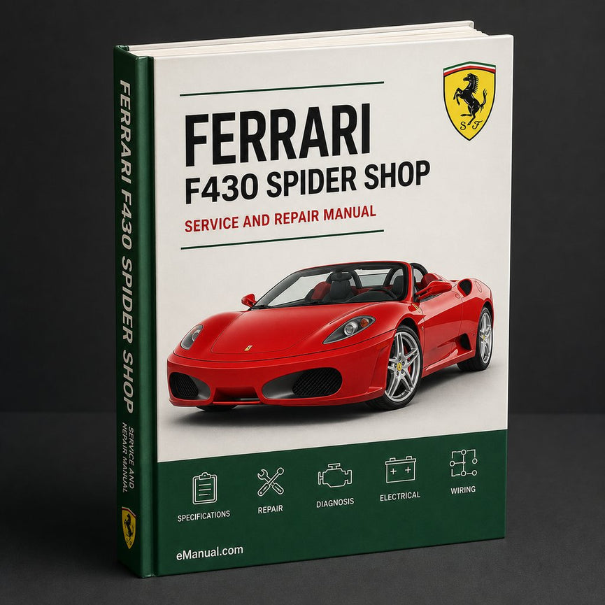 Ferrari F430 Spider Workshop Service Repair Shop Manual