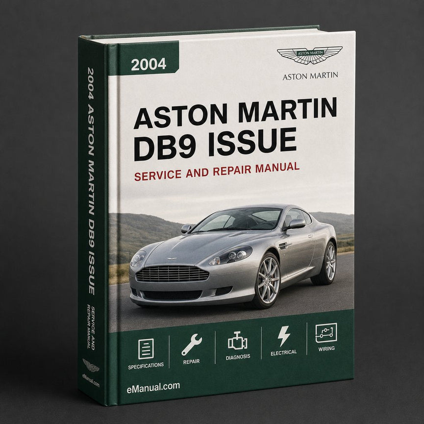 Aston Martin DB9 2004-2008 Service Workshop Manual issue 2