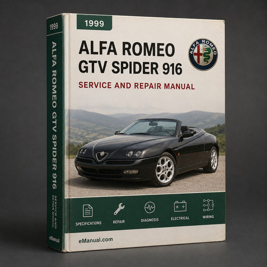 Alfa Romeo GTV & Spider 916 1999 Service Repair Manual