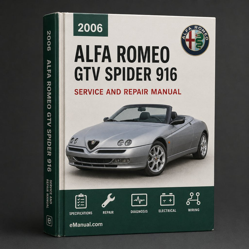 Alfa Romeo GTV & Spider 916 2006 Service Repair Manual