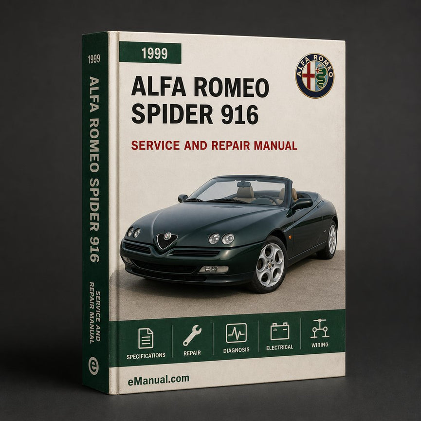 Alfa Romeo Spider 916 1999 Factory Service Repair Manual