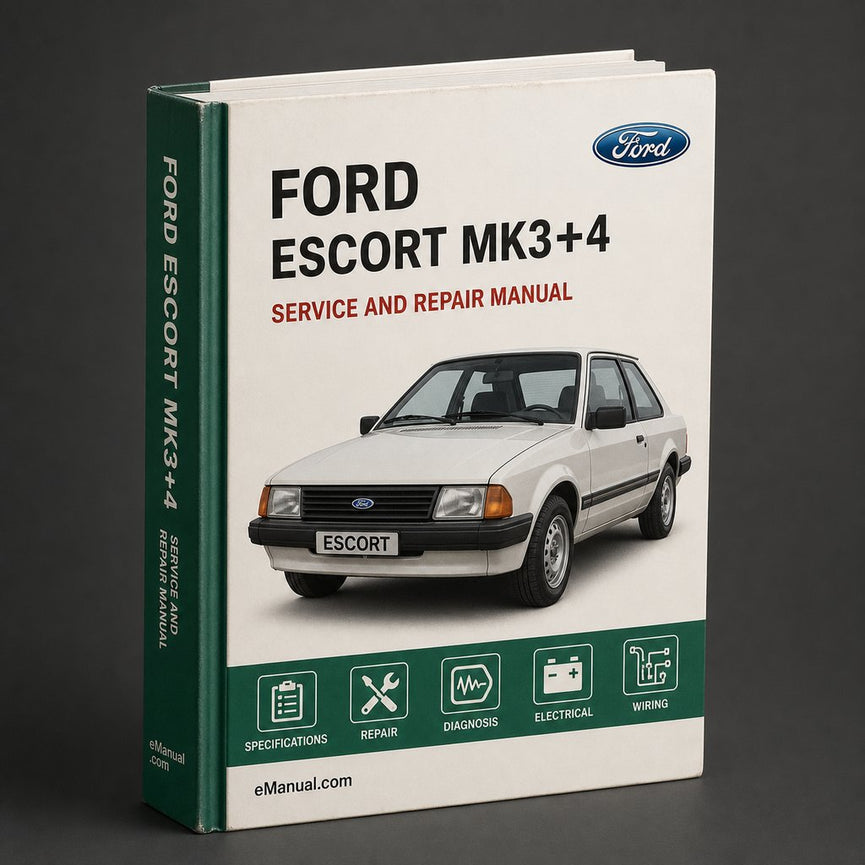 Ford Escort MK3+4 Workshop Service Repair Manual