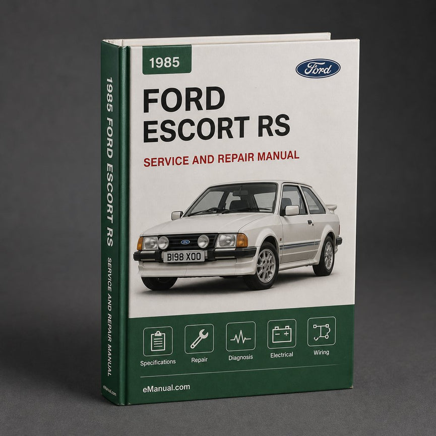 Ford Escort RS 1985-1987 Service Repair Manual