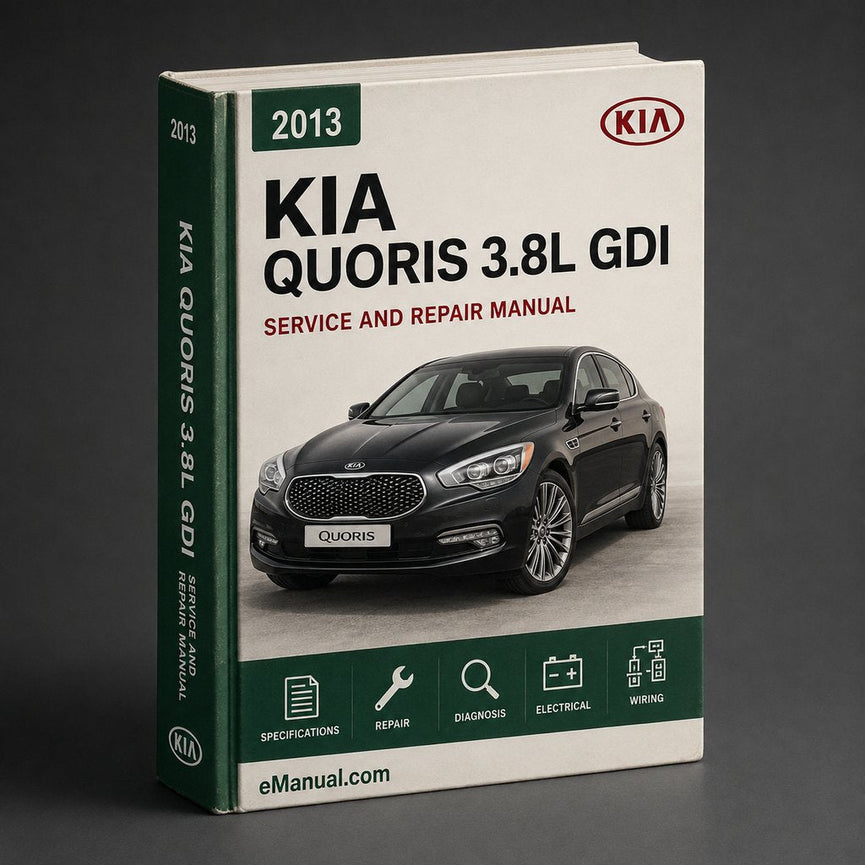 Kia Quoris 2013 2014 2015 2016 3.8L GDI Service Repair Manual