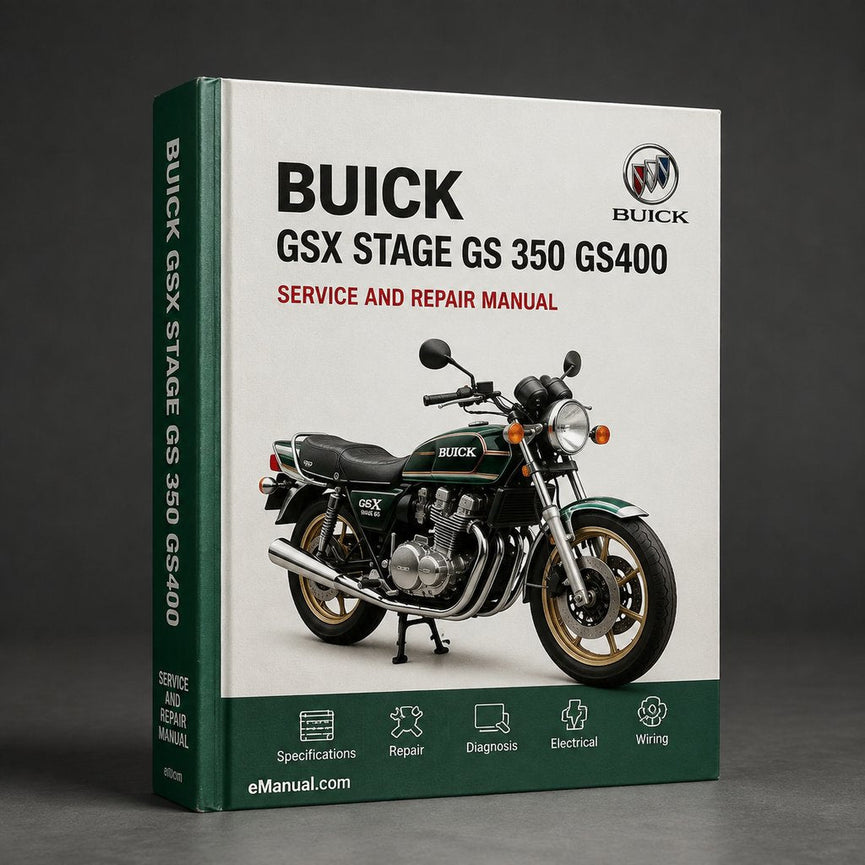 Buick GSX Stage 1 GS 350 GS400 Gran Sport Car Parts Manual