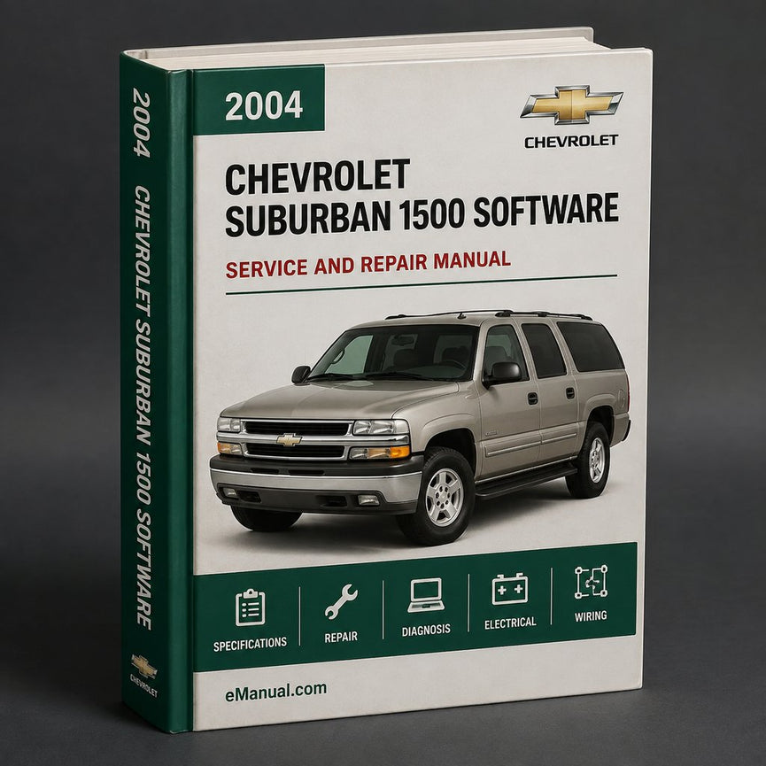 2004 Chevrolet Suburban 1500 Service & Repair Manual Software