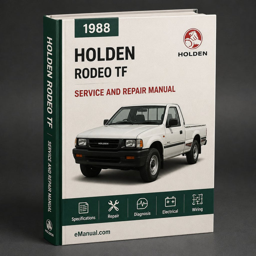 Holden RODEO TF 1988-2003 Service Repair Manual