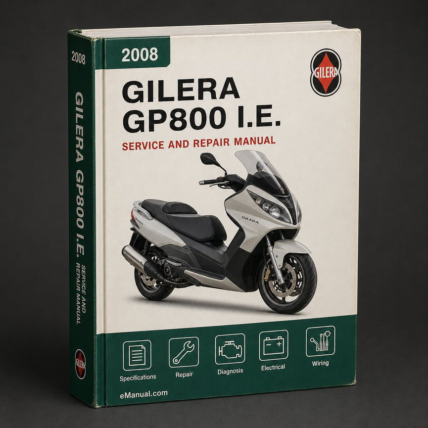 Gilera GP800 I.E. 2008 Factory Service Repair Manual