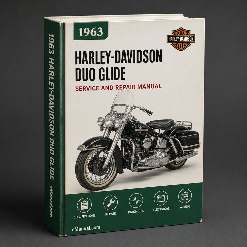 Harley-Davidson Duo Glide 1963 Factory Service Repair Manual