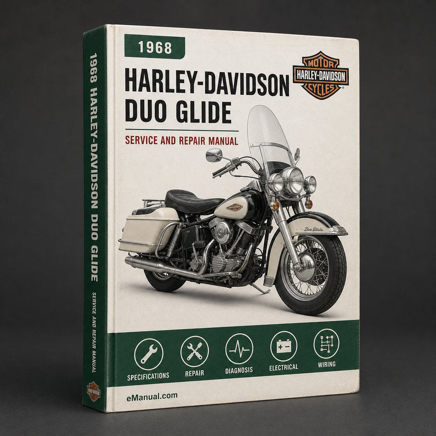 Harley-Davidson Duo Glide 1968 Factory Service Repair Manual