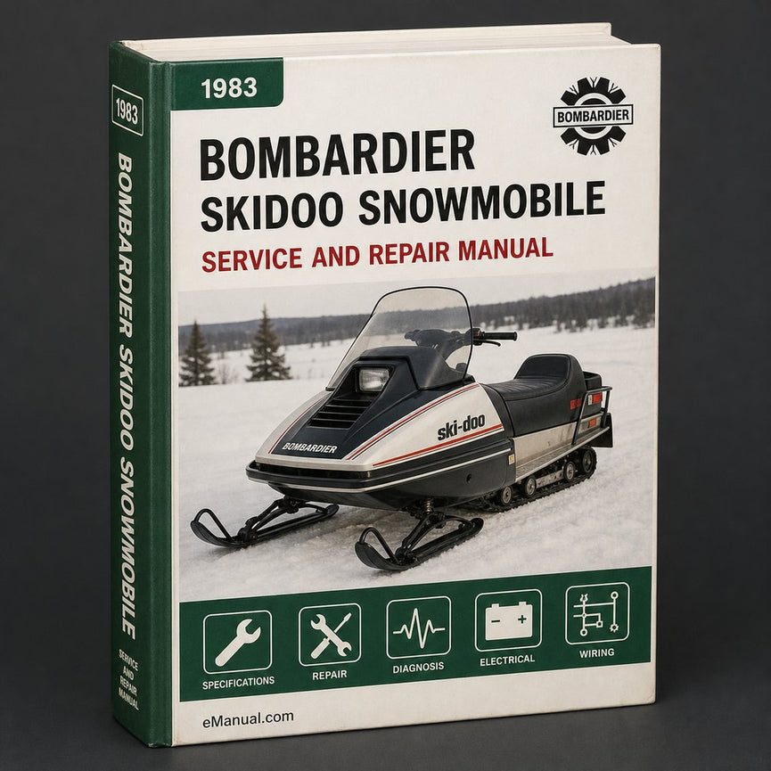 1983 Bombardier Skidoo Snowmobile Repair Manual