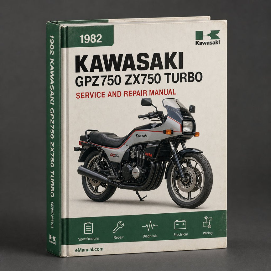 Kawasaki GPZ750 ZX750 Turbo 1982-1985 Service Repair Manual
