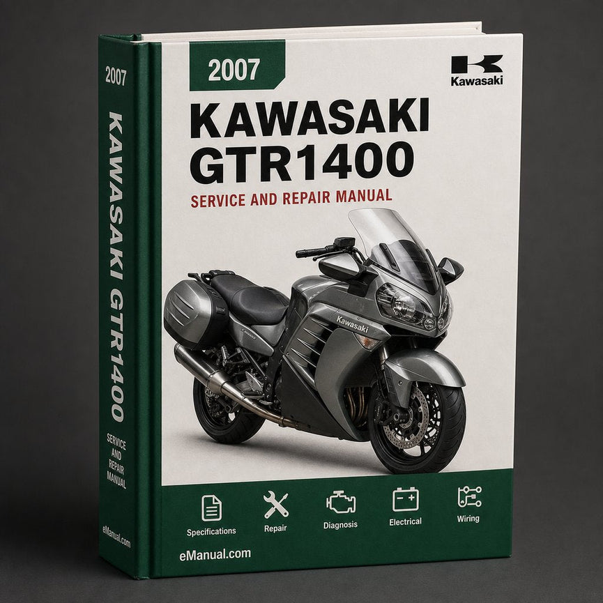 Kawasaki GTR1400 2007-2013 Workshop Service Manual