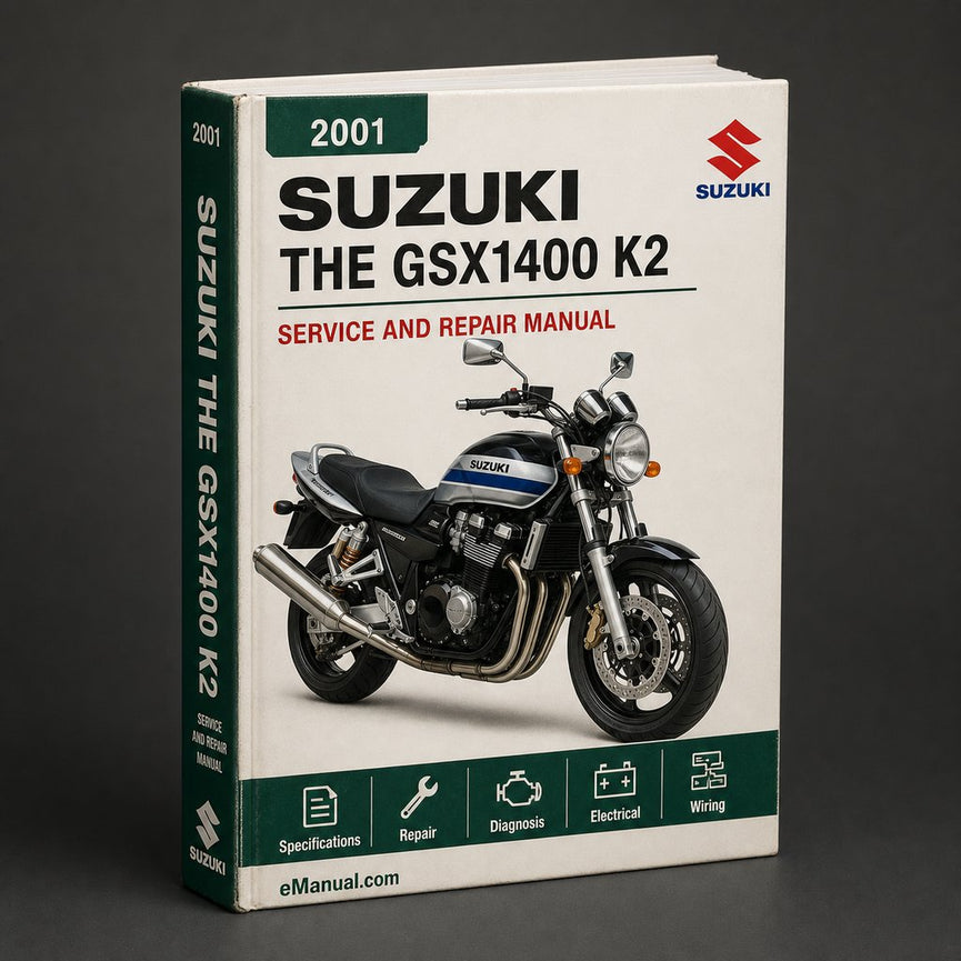THE Best 2001-2002 Suzuki GSX1400 K2 Repair Service Manual