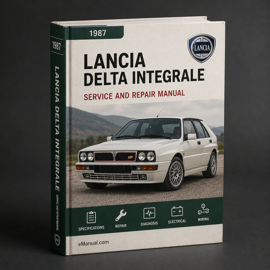 Lancia Delta Integrale 1987 Repair Service Manual