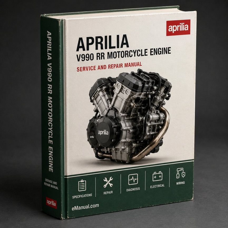 Aprilia V990 RR Motorcycle Engine Manual